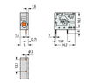 PCB terminal block 6 mm² Pin spacing 7.5 mm gray