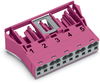 Snap-in socket 5-pole Cod. B pink