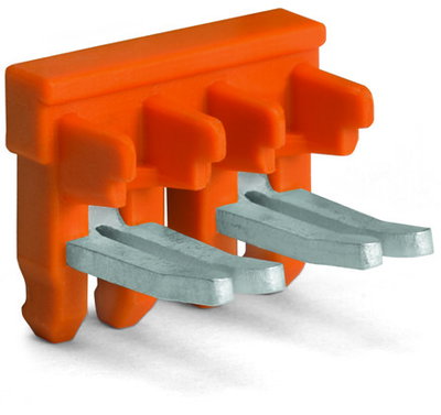 Adjacent jumper for switching lever 2-way insulated orange