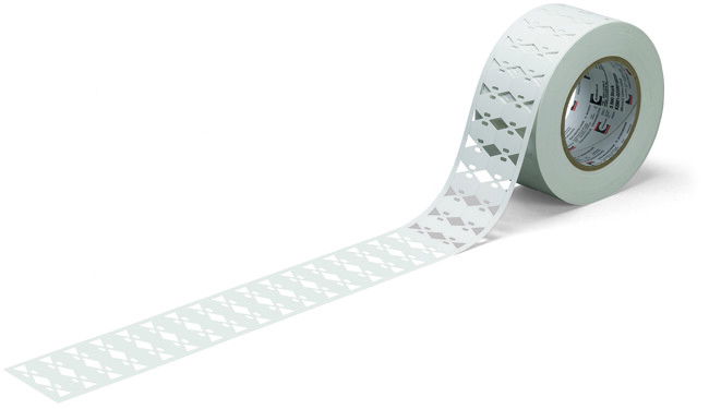 Cable tie marker for TP printers for use with cable ties white