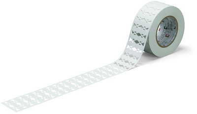 Cable tie marker for TP printers for use with cable ties white