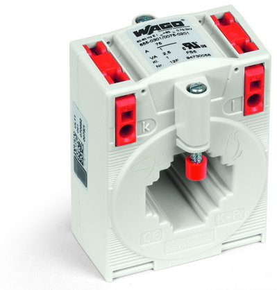 Plug-in current transformer Primary rated current: 50 A Secondary rated current: 5 A