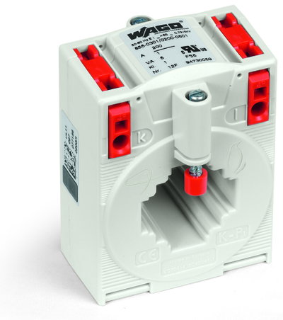 Plug-in current transformer Primary rated current: 200 A Secondary rated current: 1 A