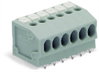 PCB terminal block push-button 1.5 mm² gray