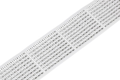 Marking strips on reel 3 mm wide white