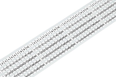 Marking strips 25  m on roll 6 mm wide white
