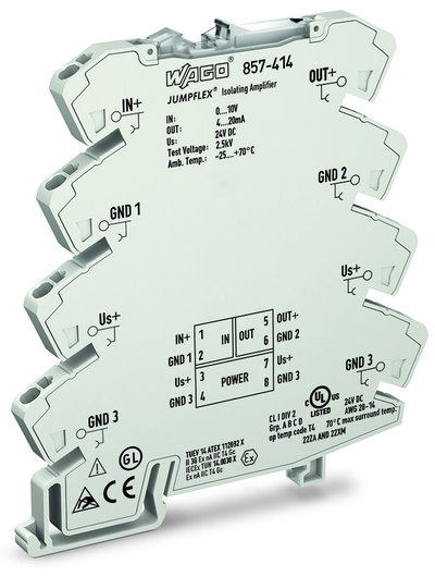 Isolation amplifier Voltage input signal Current output signal