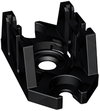Mounting plate 2-pole for distribution connectors black