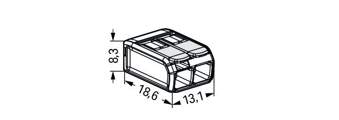 Splicing connector with levers for all conductor types for Ex e applications transparent – Image 2 of 2