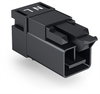 Plug for PCBs angled 2-pole black