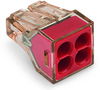 PUSH WIRE® splicing connector for solid conductors max. 4 mm² multi-colored