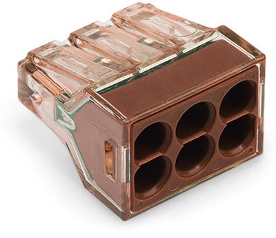 PUSH WIRE® splicing connector for solid conductors max. 4 mm² multi-colored