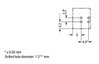 Plug for PCBs straight 2-pole gray