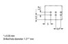 Plug for PCBs straight 3-pole black