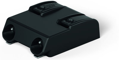 SMD PCB terminal block push-button 0.75 mm² black
