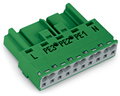 Plug 5-pole Cod. Q green