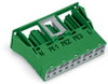 Snap-in socket 5-pole Cod. Q green