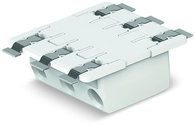 Through-Board SMD PCB Terminal Block 0.75 mm² Pin spacing 6.5 mm white