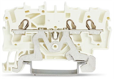 3-conductor shield terminal block 2.5 mm² side and center marking white