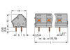 PCB terminal block 2.5 mm² Pin spacing 10/10.16 mm gray