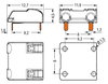 THR PCB terminal block push-button 0.75 mm² white