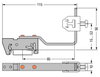 Busbar carrier for busbars Cu 10 mm x 3 mm flexible silver-colored