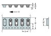 SMD PCB terminal block 0.5 mm² Pin spacing 3 mm white