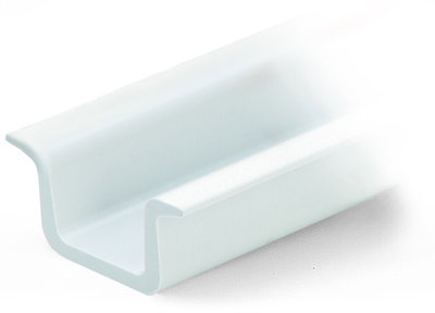 Carrier rail plastic 35 x 15 mm light gray