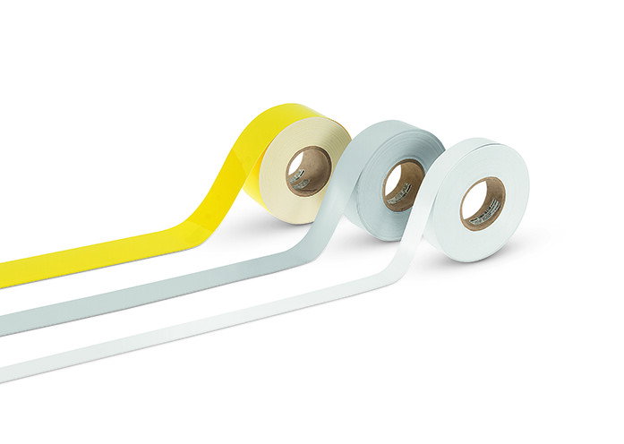 Marking strips for Smart Printer permanent adhesive silver-colored