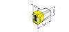 PUSH WIRE® connector for junction boxes for solid and stranded conductors max. 2.5 mm² transparent