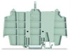Cover carrier Type 3 incl. fixing/retaining screws and knurled nut gray