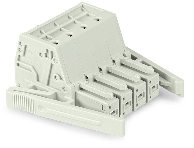 1-conductor female connector Push-in CAGE CLAMP® 10 mm² light gray