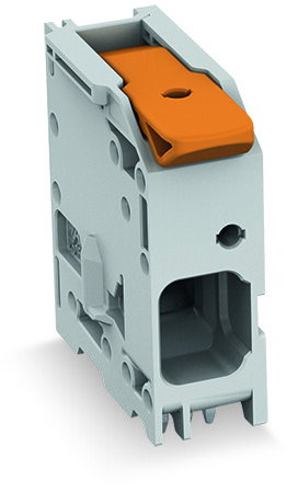 PCB terminal block lever 16 mm² gray