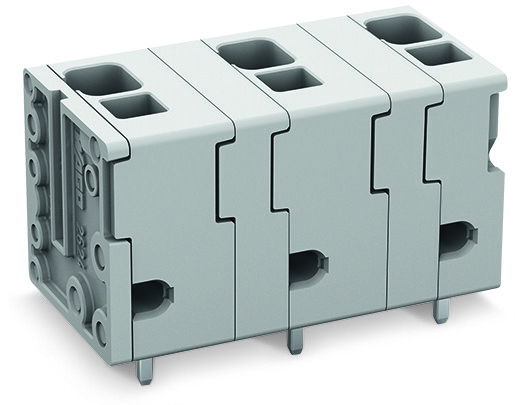 PCB terminal block 4 mm² Pin spacing 11.5 mm gray