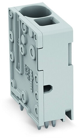 PCB terminal block 16 mm² Pin spacing 10 mm gray