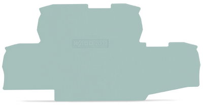 End plate 0.8 mm thick gray