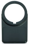 Universal push-button border halogen-free black