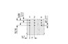 THT male header 1.2 x 1.2 mm solder pin angled light gray
