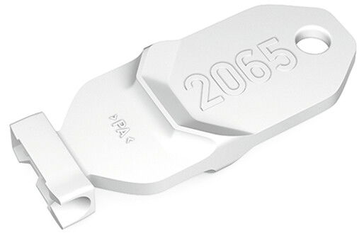 Operating tool made of insulating material white