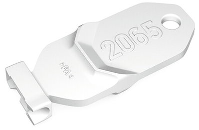 Operating tool made of insulating material white