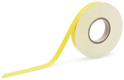 Marking strips for Smart Printer permanent adhesive yellow