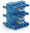 5-way distribution connector 5-pole Cod. I blue