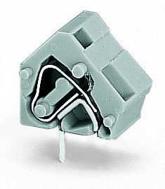 Stackable PCB terminal block 2.5 mm² Pin spacing 10/10.16 mm light green