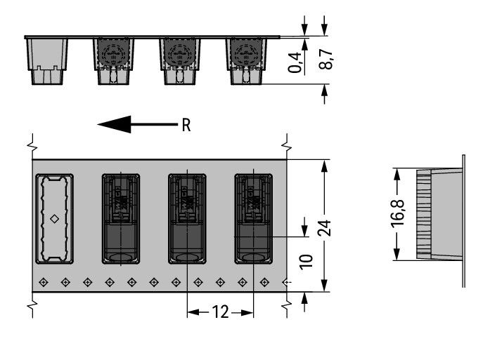 THR PCB terminal block push-button 1.5 mm² black – Image 3 of 3