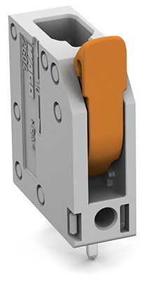 PCB terminal block lever 4 mm² gray