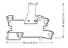 Relay module Nominal input voltage: 230 VAC 1 changeover contact gray