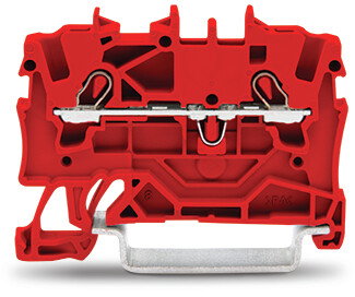 2-conductor through terminal block 1.5 mm² suitable for Ex e II applications red