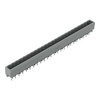 THT male header 1.0 x 1.0 mm solder pin straight gray