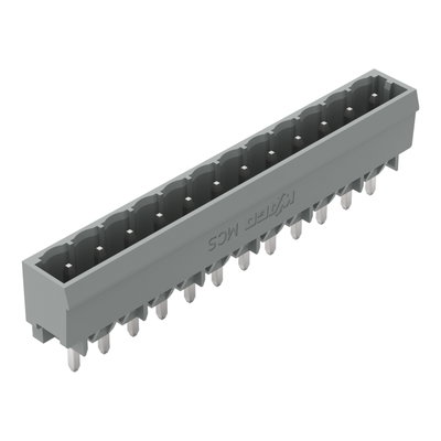 THT male header 1.2 x 1.2 mm solder pin straight gray