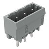 THT male header 1.2 x 1.2 mm solder pin straight gray
